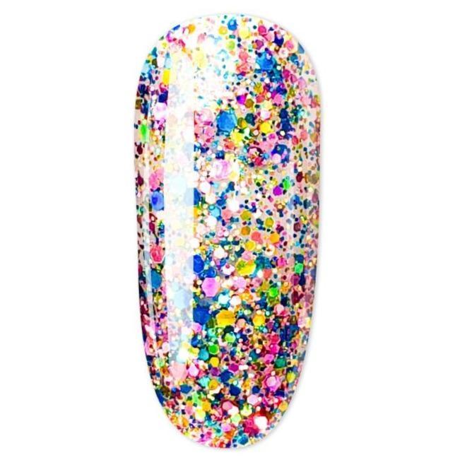 nail dip - nail dip powder - confetti