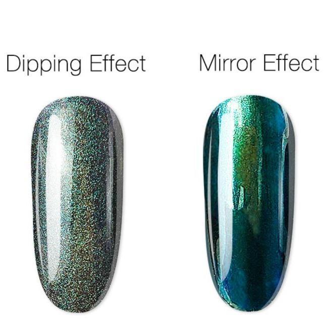 nail dip - nail dip powder - mirror mirror on the wall